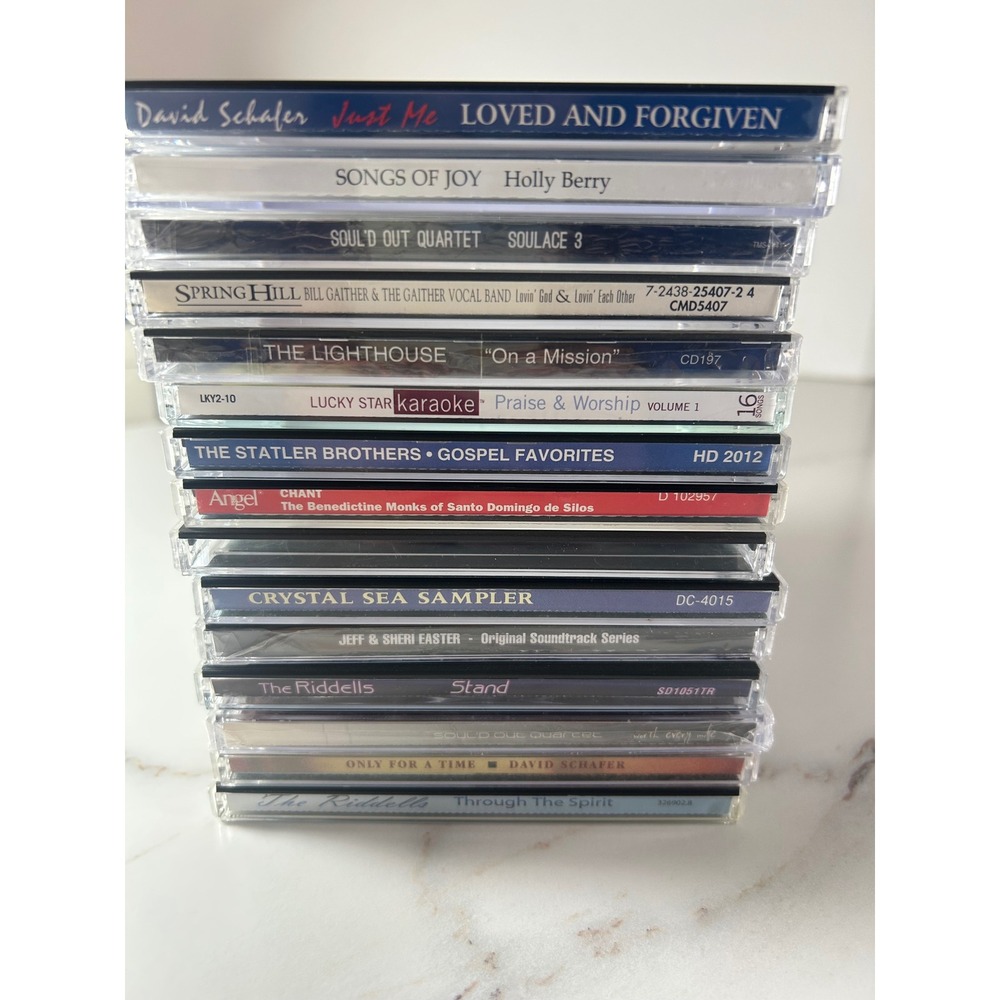 Lot of 15 Gospel Christian CDs Statler‎ Brothers Gaither Vocal Band Soul'd Out